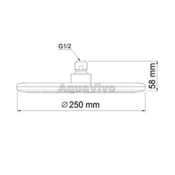 Душевой комплект WasserKRAFT Dinkel A175868, встраиваемый, цвет хром