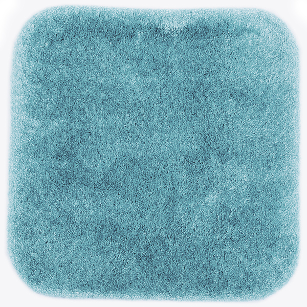 Коврик WasserKRAFT Wern BM-2594 Turquoise для ванной, 57x55 см, цвет синий