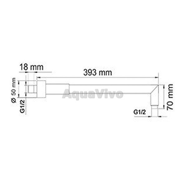 Душевой комплект WasserKRAFT Alme A171519 Thermo, встраиваемый, цвет хром