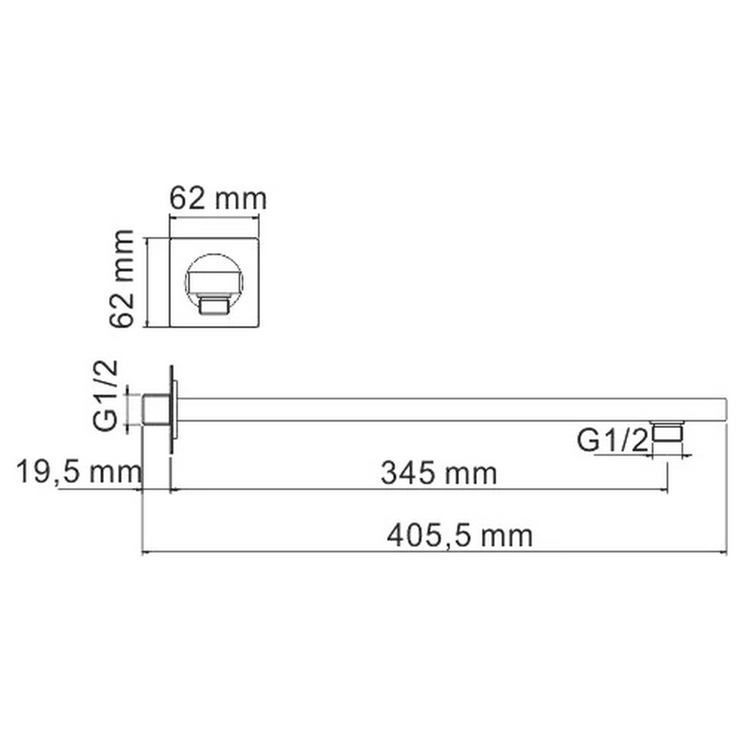 Душевой комплект WasserKRAFT A55201, встраиваемый, цвет золото