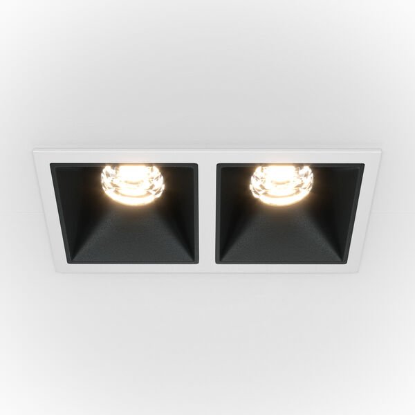 Точечный светильник Maytoni Technicali Alfa DL043-02-10W4K-D-SQ-WB, арматура бело-черная