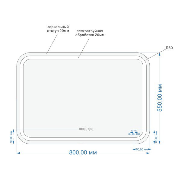 Мебель для ванной Cersanit Moduo 80x49, цвет белый