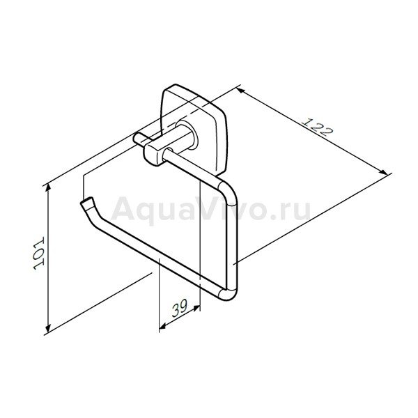 Держатель туалетной бумаги AM.PM Gem A9034100