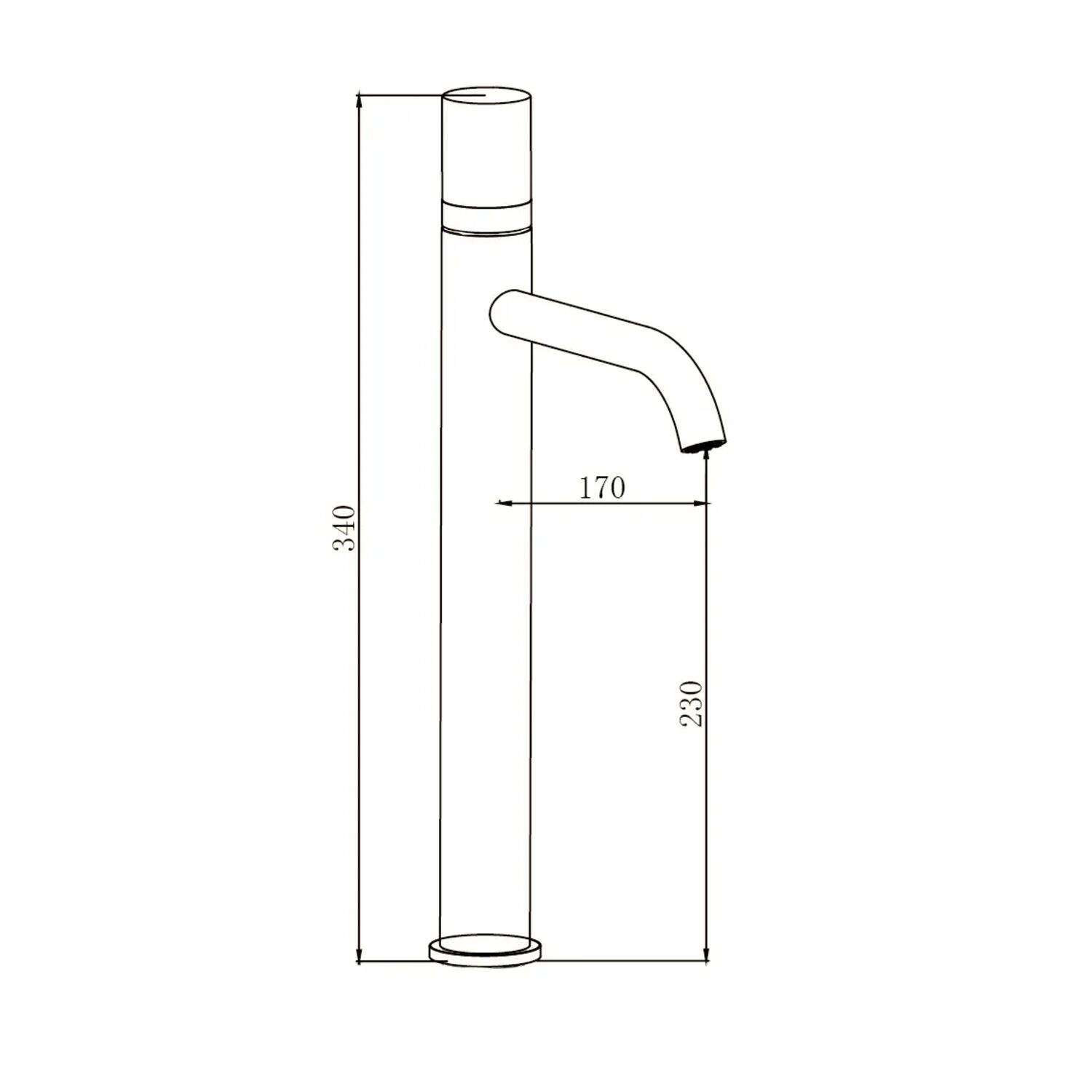 Смеситель Boch Mann Stella Stone B XL BM9971 для раковины, цвет черный / натуральный светлый камень - фото 1