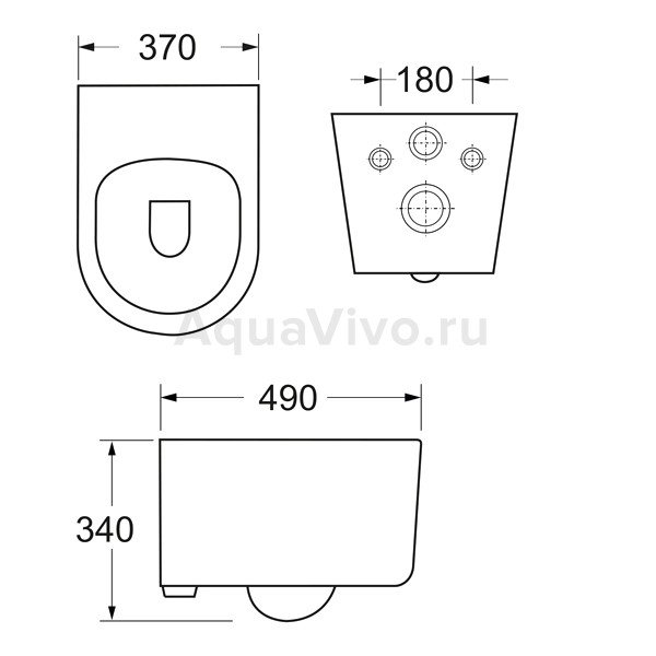 Унитаз Ceramica Nova Moments CN3003 подвесной, безободковый, с сиденьем микролифт