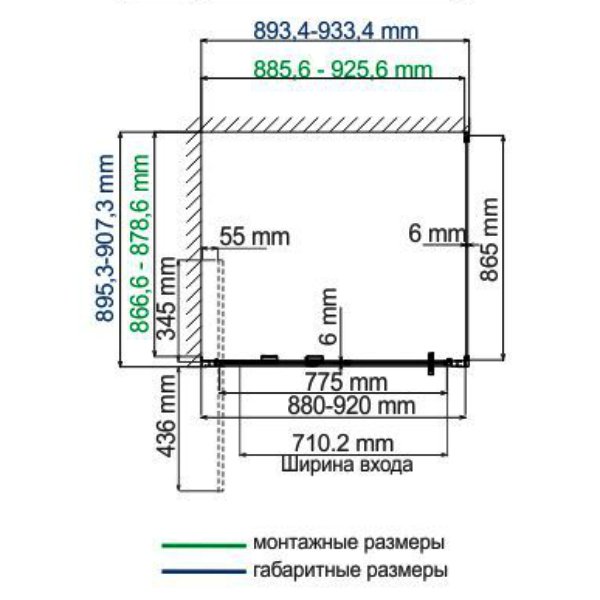 Душевой уголок WasserKRAFT Salm WasserSchutz 27I03 90x90, стекло прозрачное, профиль серебристый