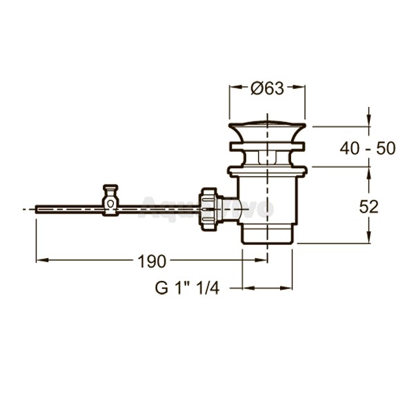 Смеситель Jacob Delafon Cuff E37041-CP для раковины, с донным клапаном