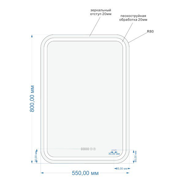 Мебель для ванной Cersanit Moduo 50x40, цвет белый