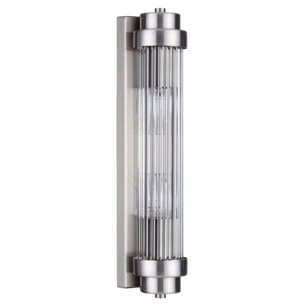 Бра Odeon Light Lordi 4823/2W, арматура никель, плафон стекло прозрачное