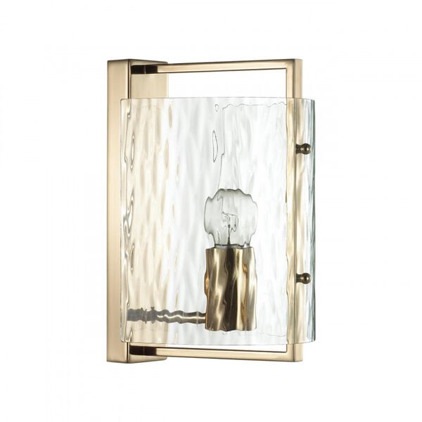 Настенный светильник Odeon Light Elegante 4878/1W, арматура золото, плафон стекло прозрачное