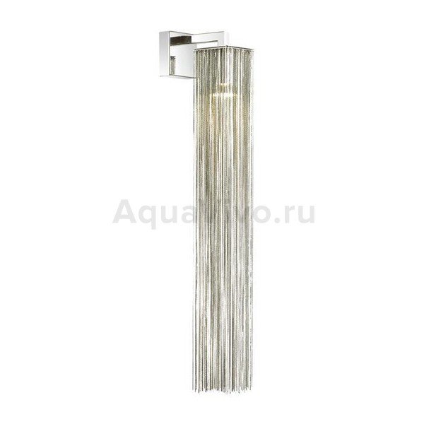 Бра Odeon Light Luigi 4138/1W, арматура серебро, плафон металл никель, 8х65 см