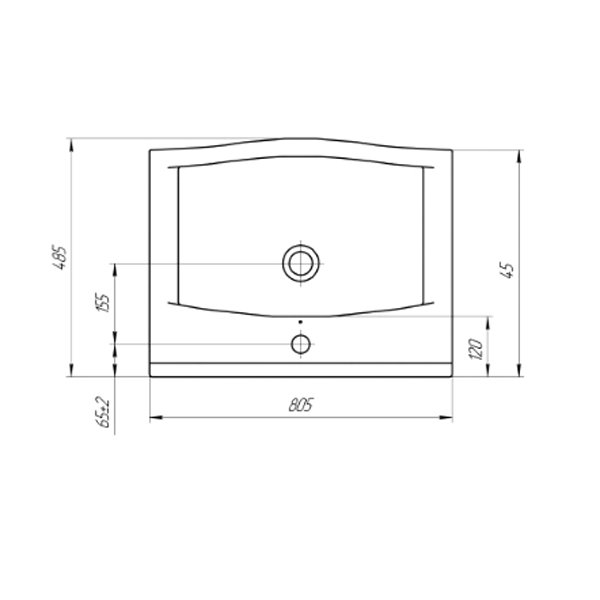 Мебель для ванной Cersanit Moduo 80x49, цвет белый