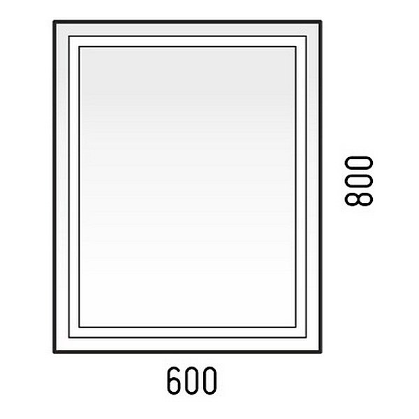 Зеркало Corozo Барго 60х80, с подсветкой и диммером - фото 1