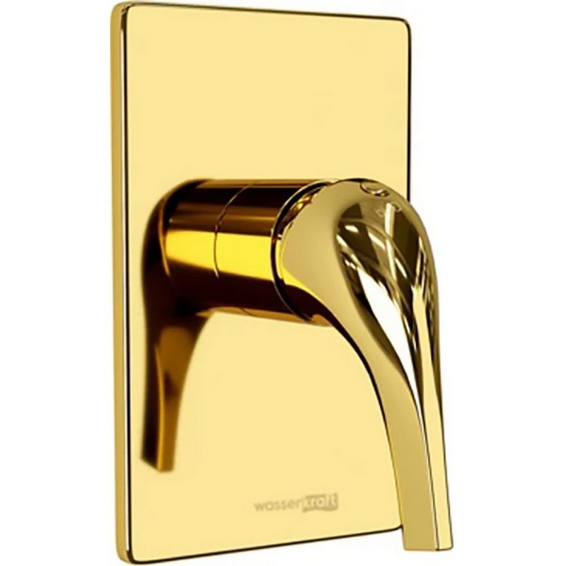 Душевой комплект WasserKRAFT A71183, встраиваемый, цвет золото