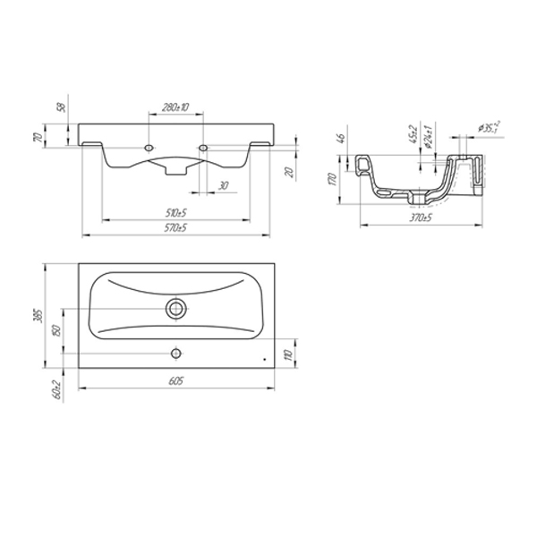 Мебель для ванной dwg