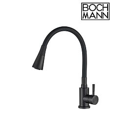 Cмеситель Boch Mann Mia B BM10421 для кухни, с гибким изливом, цвет черный - фото 1