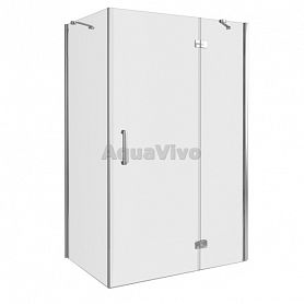 Душевой уголок Good Door Saturn WTW+SP-C-CH-R 130x90, стекло прозрачное, профиль хром, правый - фото 1