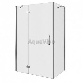 Душевой уголок Good Door Saturn WTW+SP-C-CH-L 140x90, стекло прозрачное, профиль хром, левый - фото 1