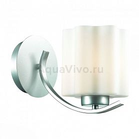 Бра ST Luce Onde SL116.501.01, арматура металл, цвет серебро, плафон металл, цвет белый - фото 1