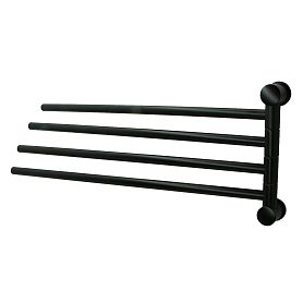 Полотенцедержатель WasserKRAFT K-1034 Black, 40 см, цвет черный матовый - фото 1