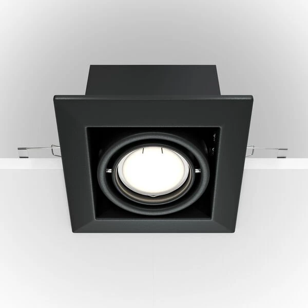 Точечный светильник Maytoni Technicali Metal Modern DL008-2-01-B, арматура черная