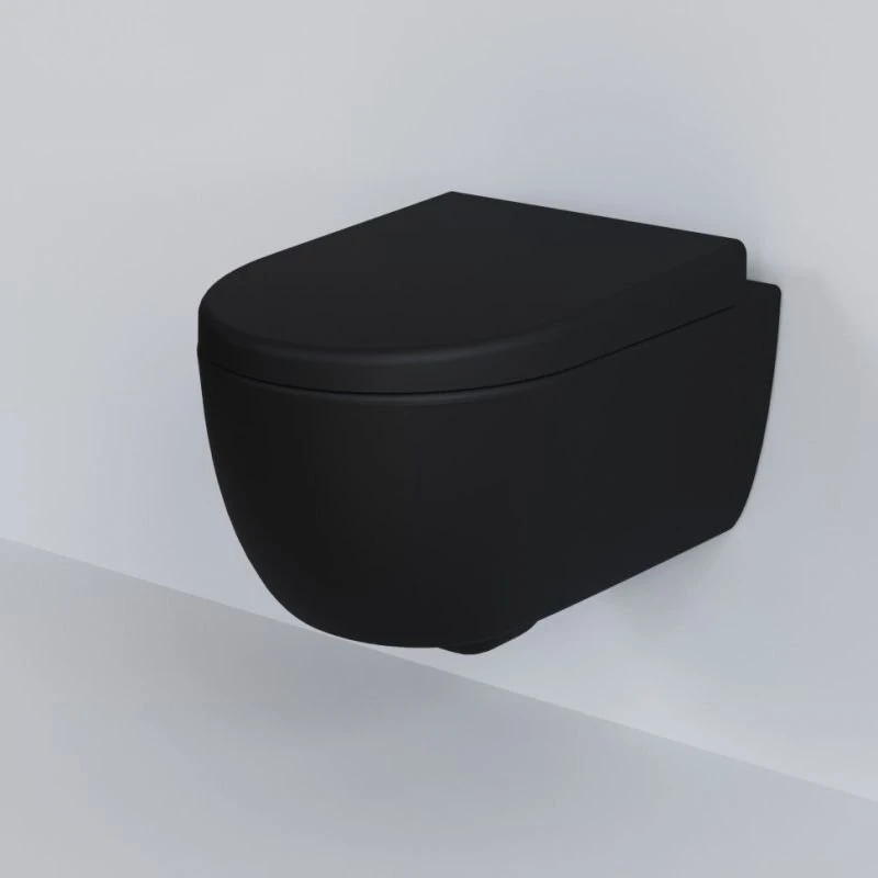 Сиденье Ambassador Abner 102T20201 для унитаза, с микролифтом, цвет черный матовый