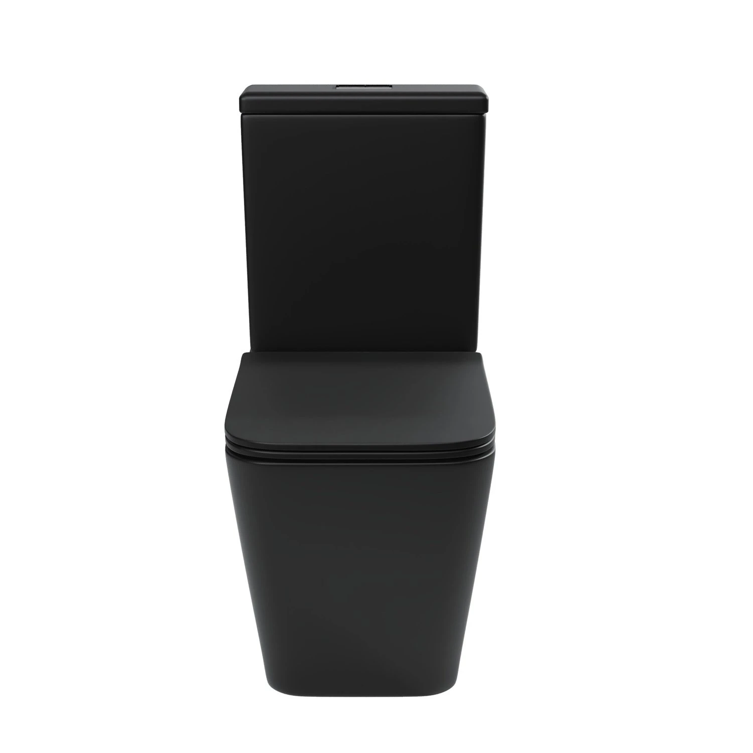 Унитаз Grossman GR-4445 BMS напольный, безободковый, с сиденьем микролифт, цвет черный матовый