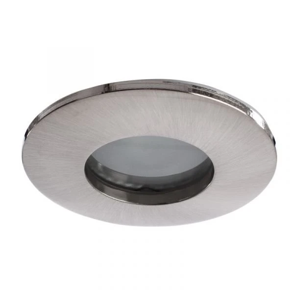 Точечный светильник Arte Lamp Aqua A5440PL-1SS, арматура серебро, плафон стекло белое, 8х8 см