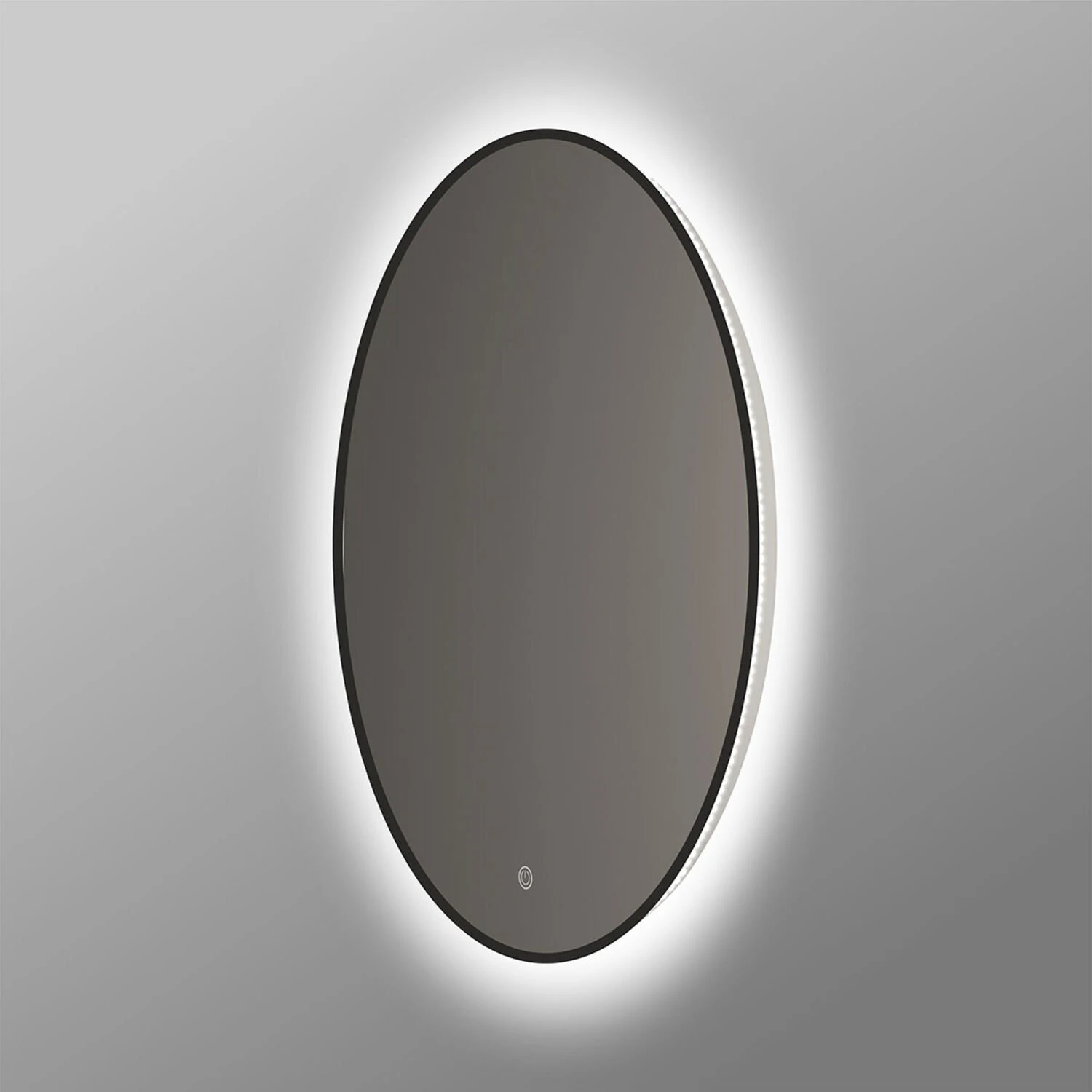 Зеркало Vincea VLM-3DE700B LED 70х70, с подсветкой, сенсорным выключателем и диммером, цвет черный