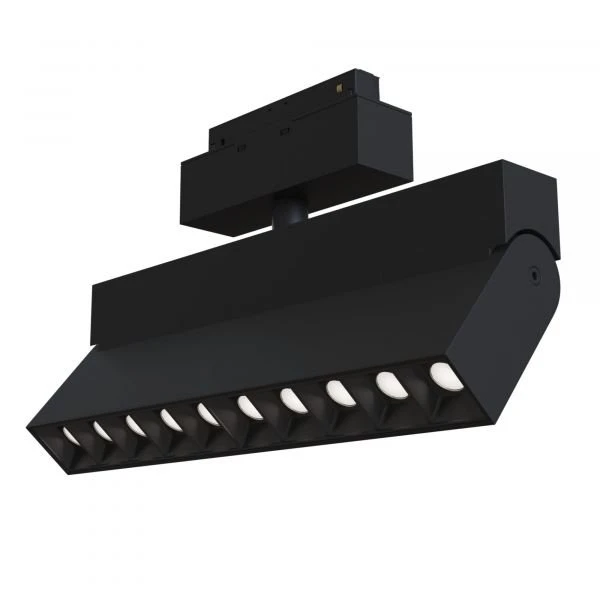 Трековый светильник Maytoni Technical Points TR015-2-20W4K-B, арматура черная, плафон металл черный