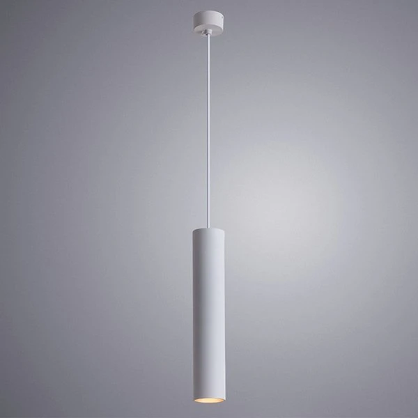 Подвесной светильник Arte Lamp Torre A1530SP-1WH, арматура белая, плафон металл белый, 6х6 см - фото 1