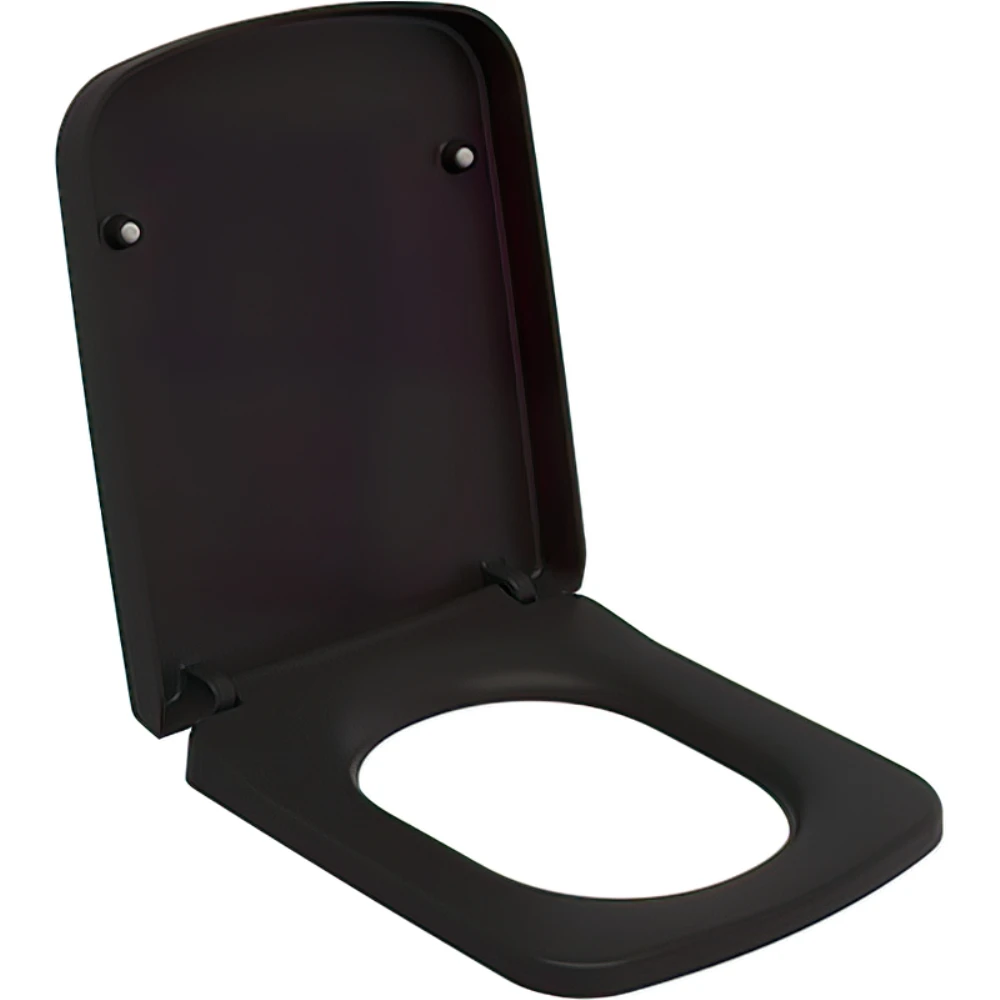 Унитаз Ambassador Benefit 203T20201R-202T20201 подвесной, безободковый, с сиденьем микролифт, цвет черный матовый