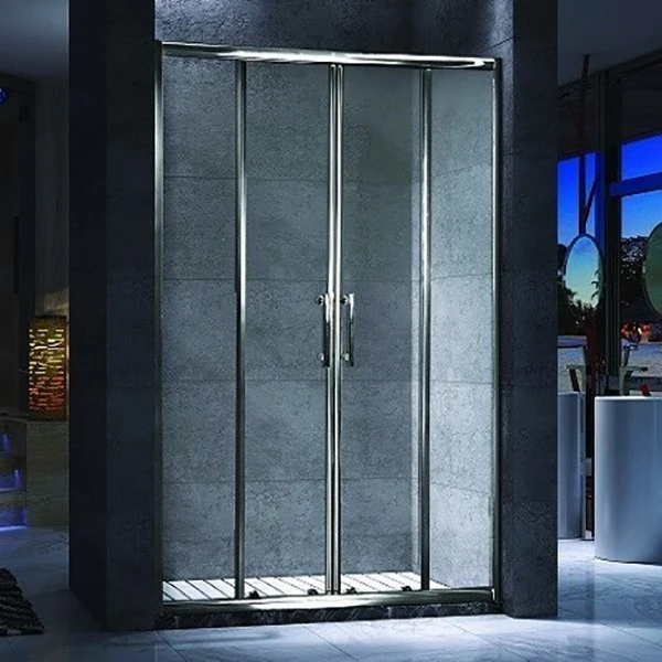 Душевая дверь Esbano ES-150DW 150х195, стекло прозрачное, профиль хром