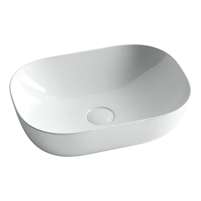 Раковина Ceramica Nova Element CN6009 накладная, 46x33 см, цвет белый