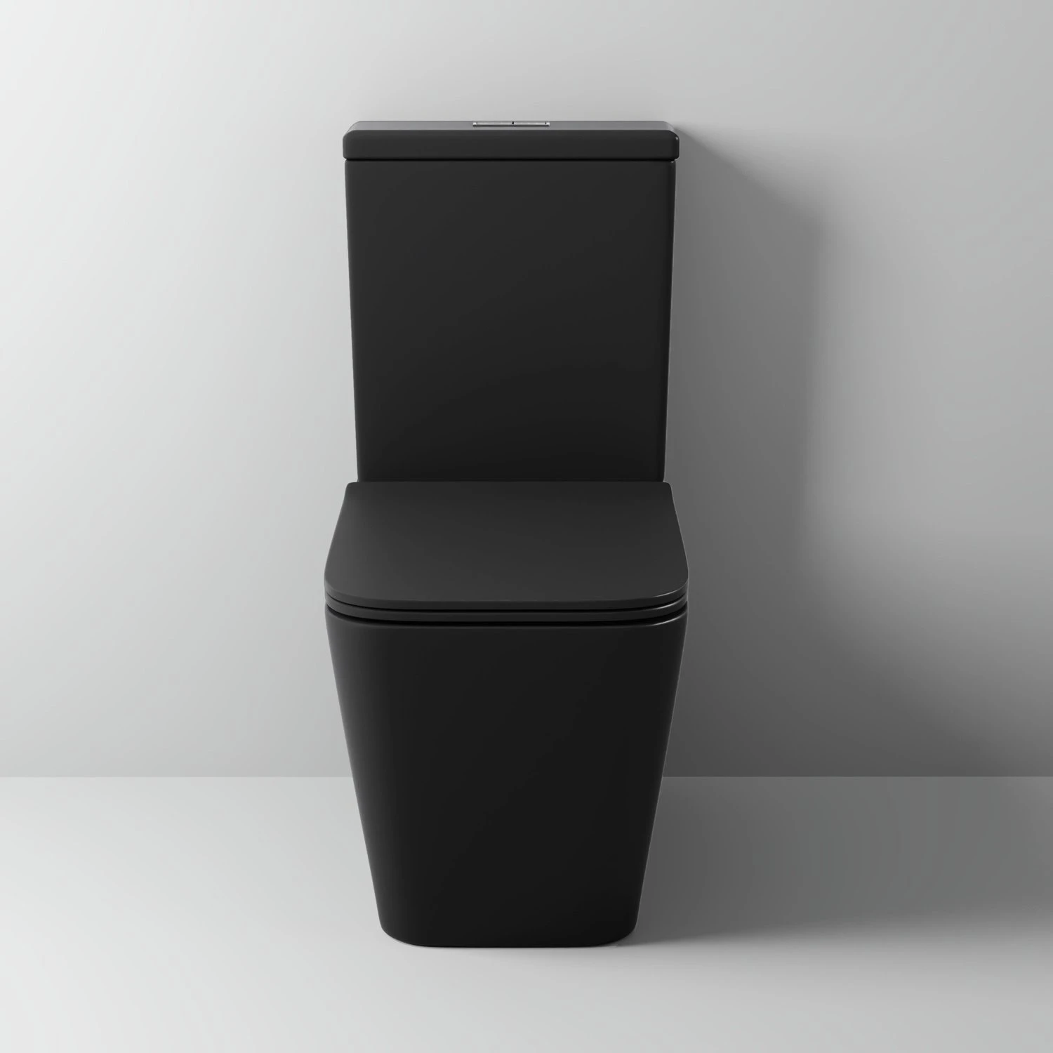 Унитаз Grossman GR-4445 BMS напольный, безободковый, с сиденьем микролифт, цвет черный матовый