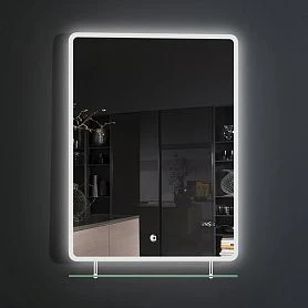 Зеркало с часами в ванную комнату купить в интернет магазине