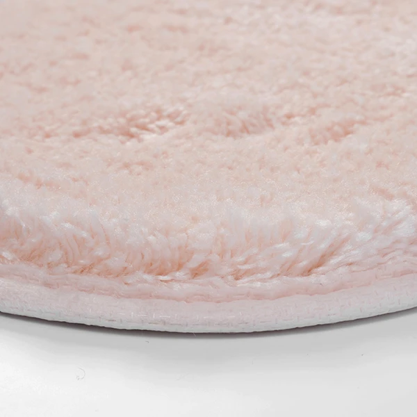Коврик WasserKRAFT Wern BM-2554 Powder pink для ванной, 57x55 см, цвет розовый - фото 1