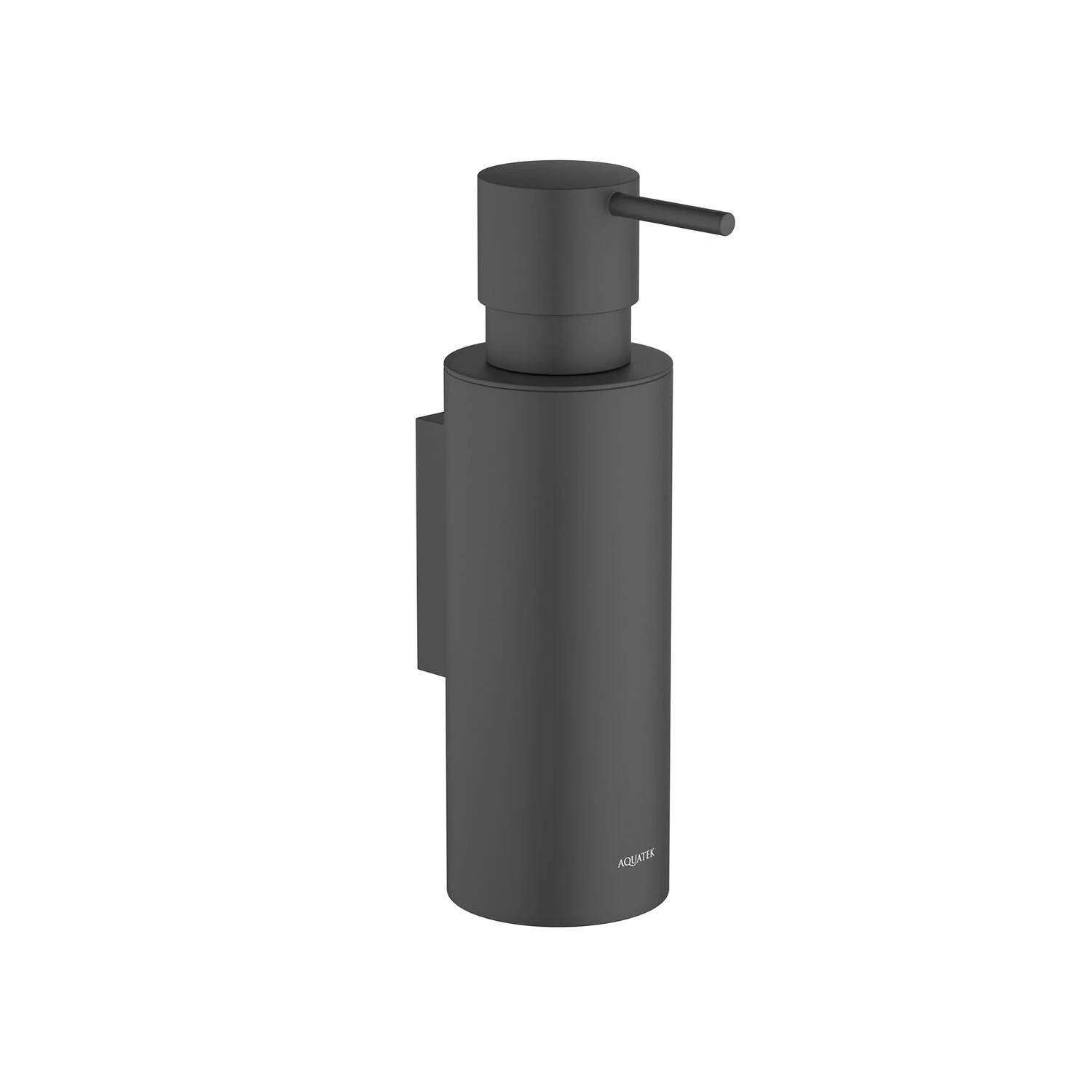Дозатор Акватек Оберон AQ4205MB для жидкого мыла, подвесной, цвет черный матовый