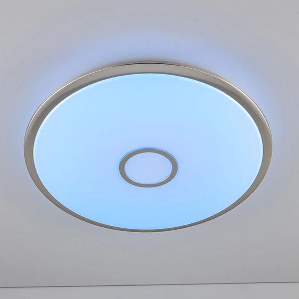 Потолочный светильник Citilux Старлайт CL703A101G, арматура хром, плафон полимер белый / хром, 67х67 см