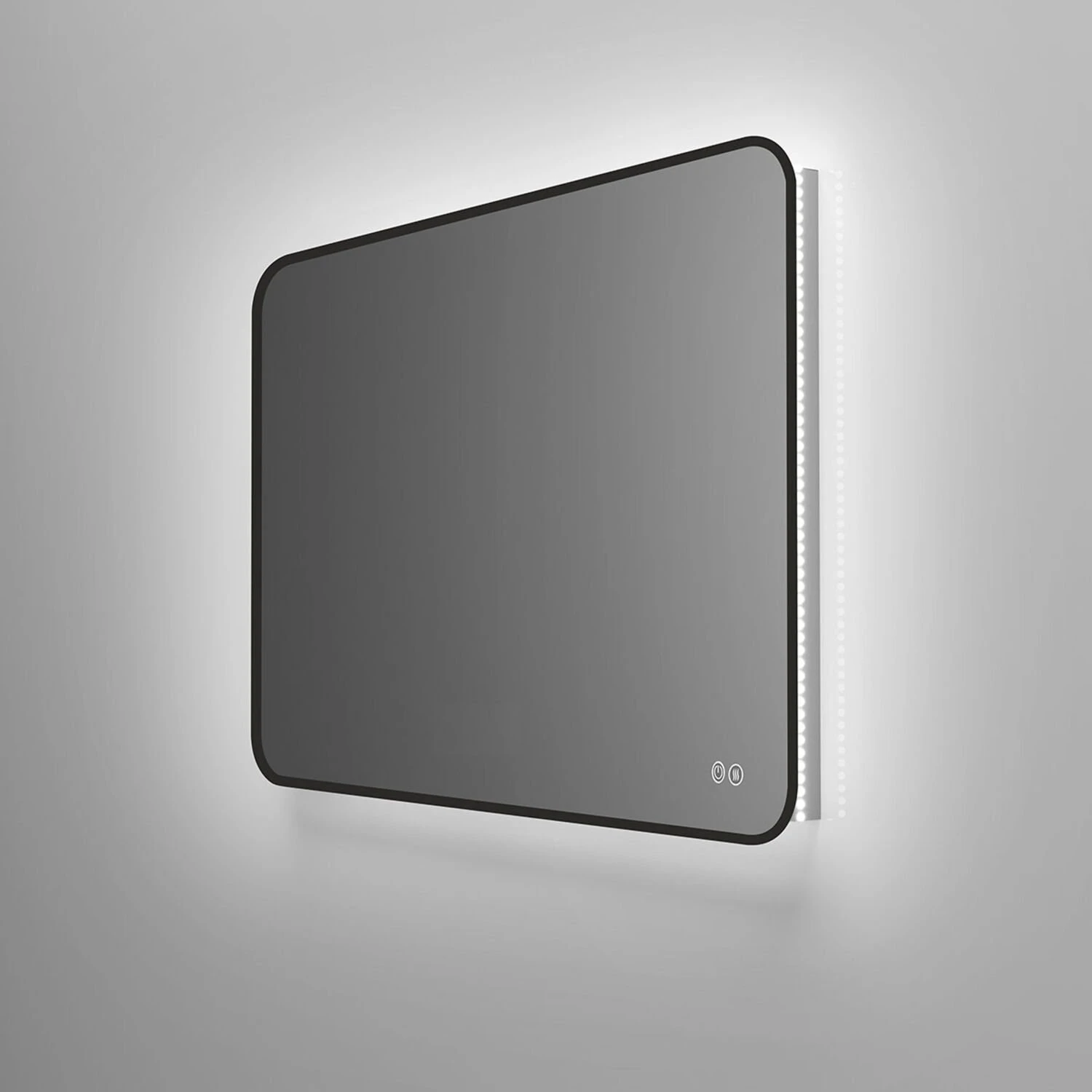 Зеркало Vincea VLM-3VC120B-2 LED 120х80, с подсветкой, функцией антизапотевания, сенсорным выключателем и диммером, цвет черный