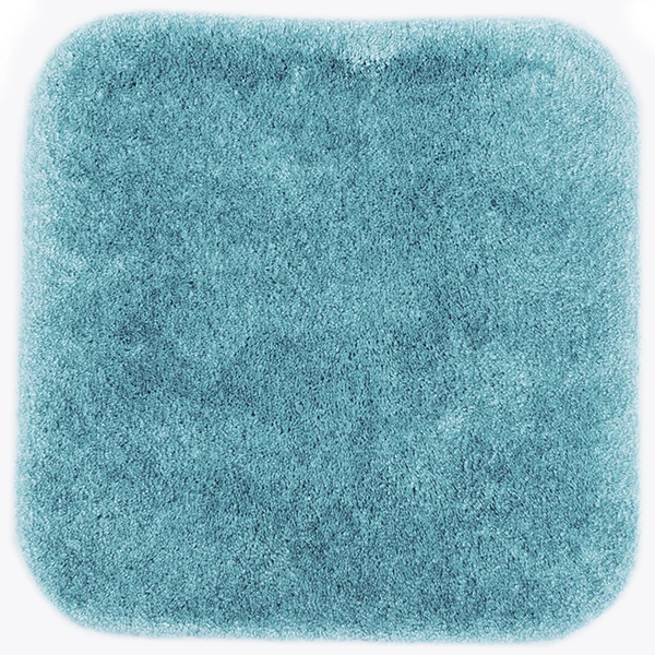 Коврик WasserKRAFT Wern BM-2594 Turquoise для ванной, 57x55 см, цвет синий