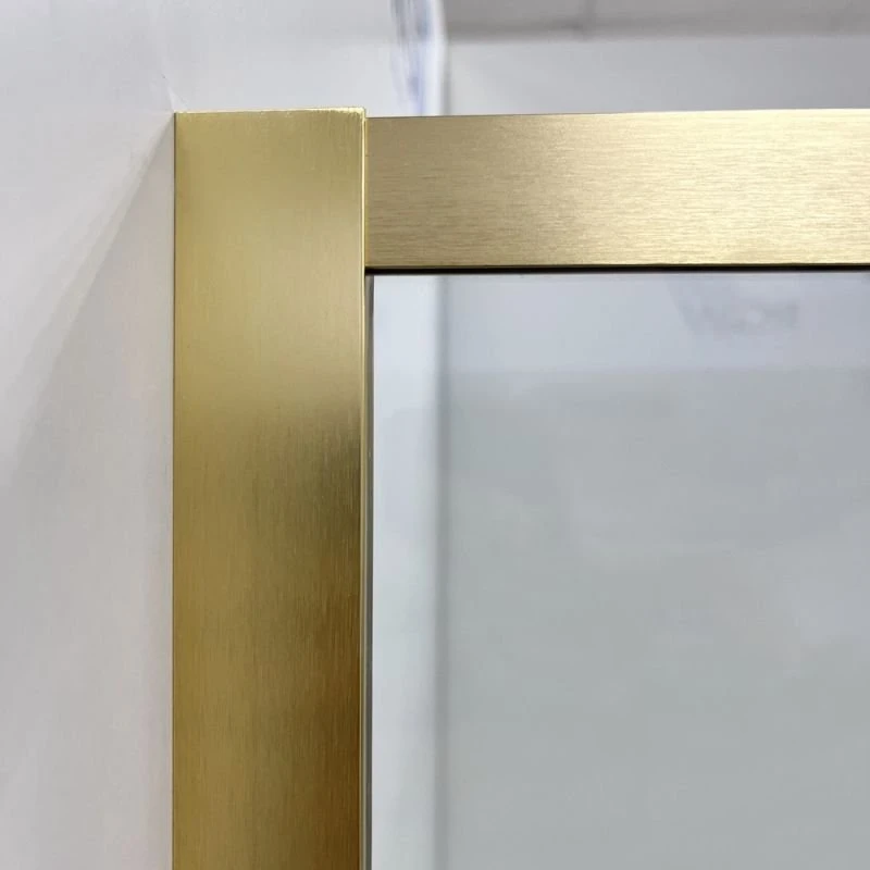 Душевая дверь RGW Stilvoll SV-12 G 100x195, стекло прозрачное, профиль золото