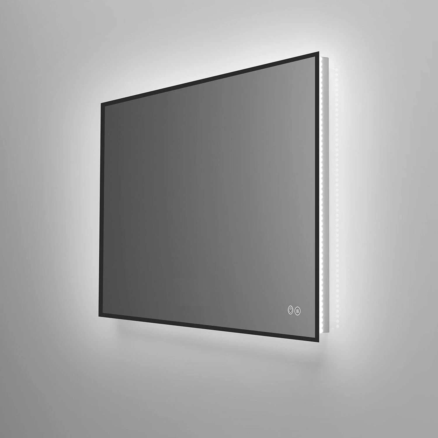 Зеркало Vincea VLM-3VN120B-2 LED 120х80, с подсветкой, функцией антизапотевания, сенсорным выключателем и диммером, цвет черный